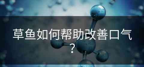 草鱼如何帮助改善口气? 草鱼如何帮助改善口气?